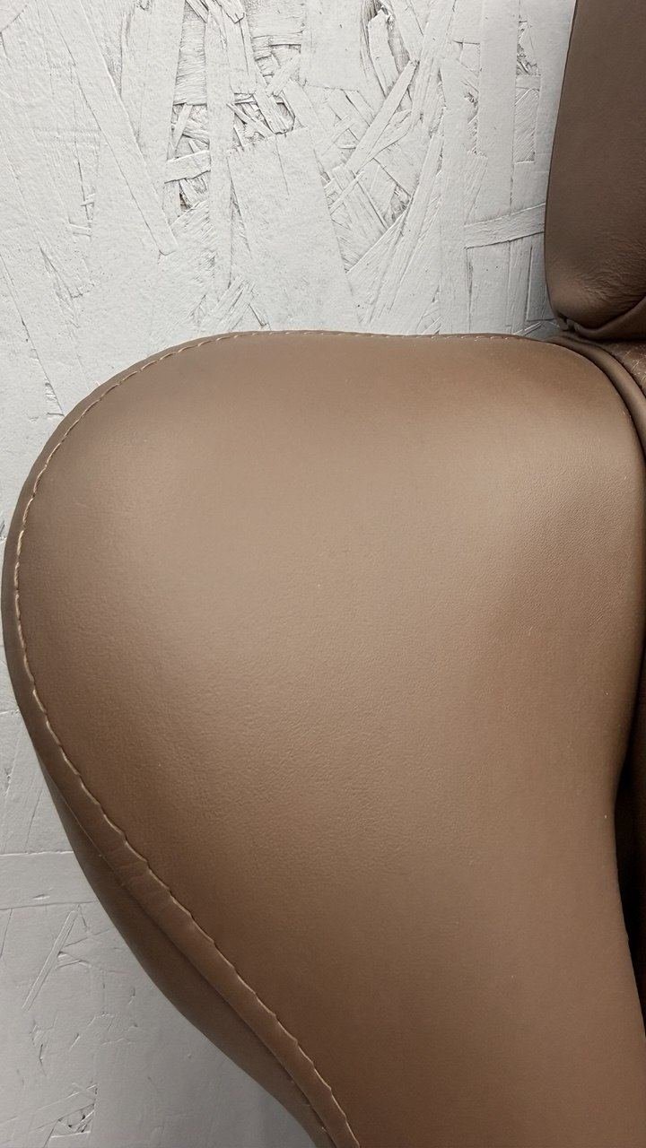The same tan bolster after repair